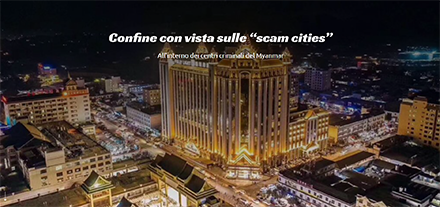Confine con vista sulle “scam cities”