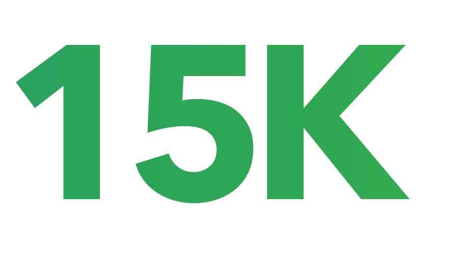 Caratteri grandi e verdi in stampatello con la scritta "12K".