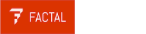A red box with Factal written in white font 