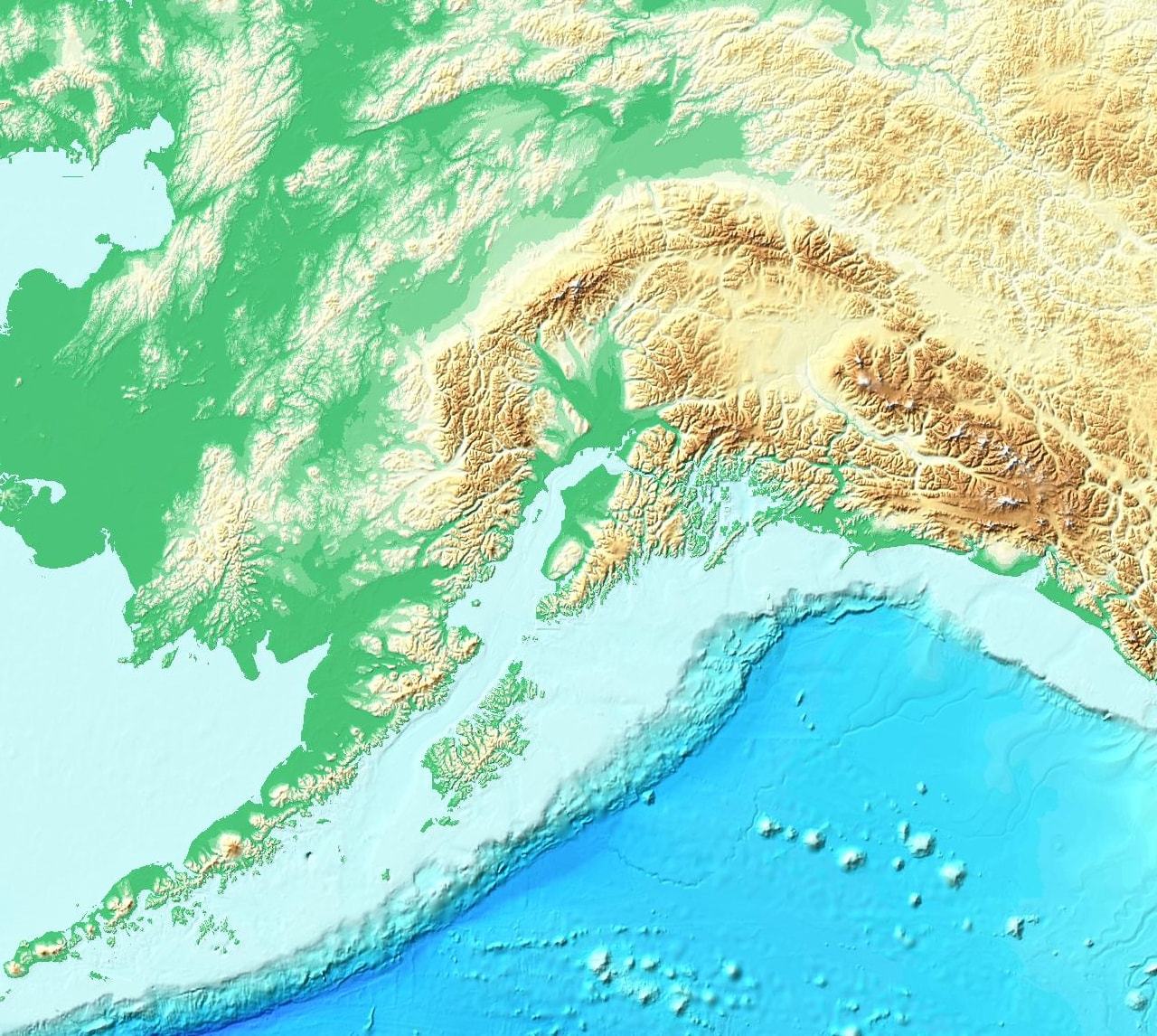 TopoBathy Elevation Tinted Hillshade | Dati Esri