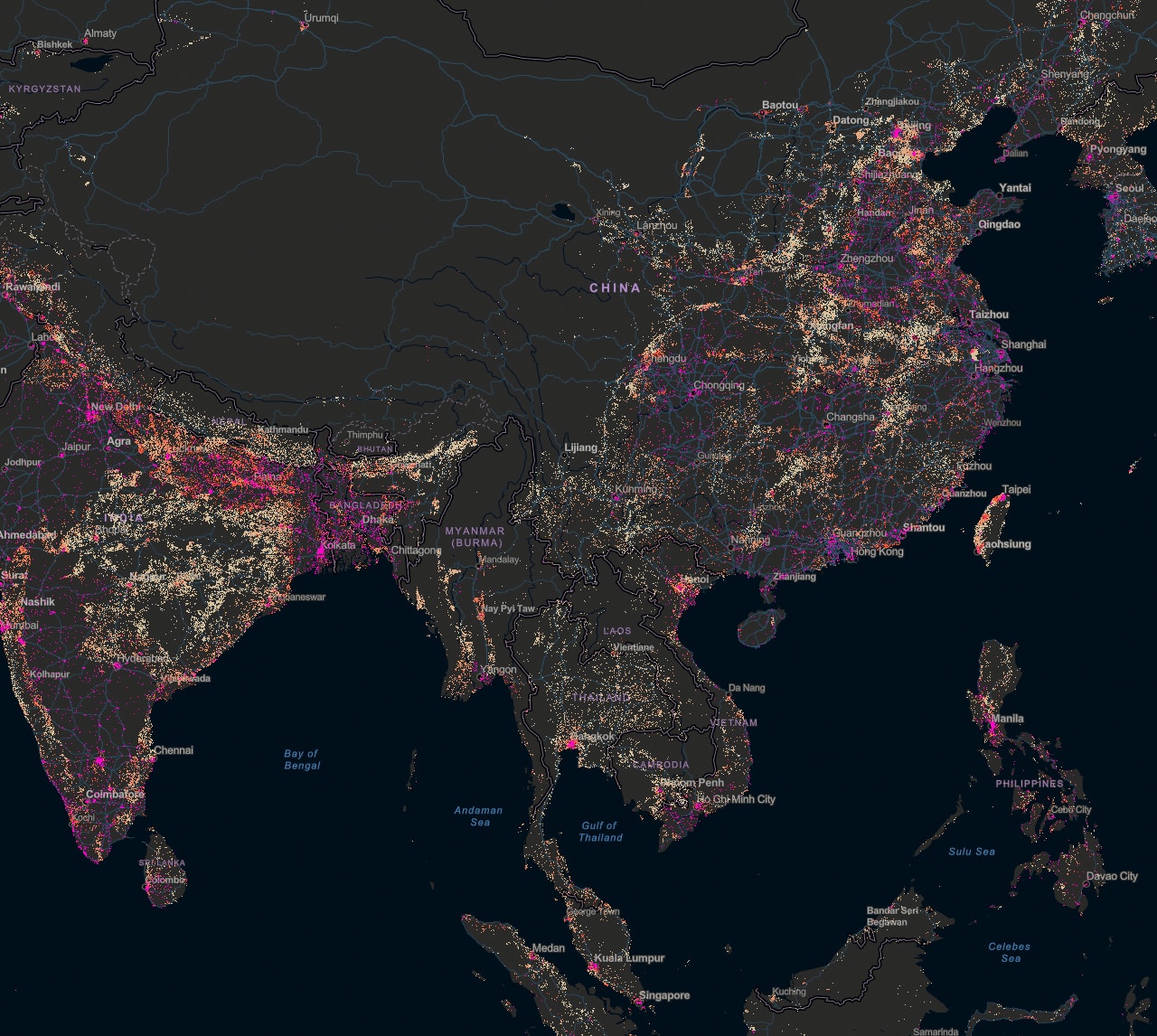 Stima della popolazione mondiale | Dati Esri