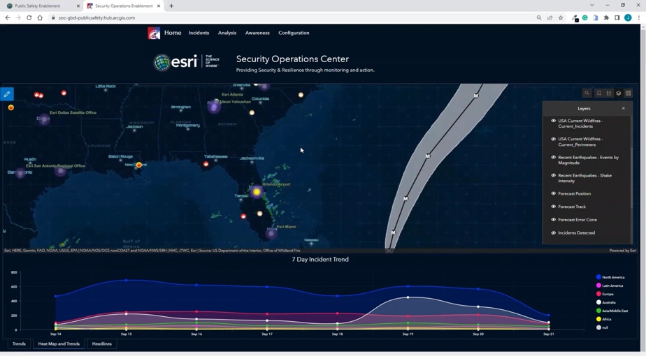 L'approccio geografico ai centri operativi per la sicurezza pubblica